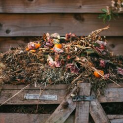 Composter une couronne de fleurs