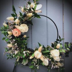 Couronne de Fleurs Séchées