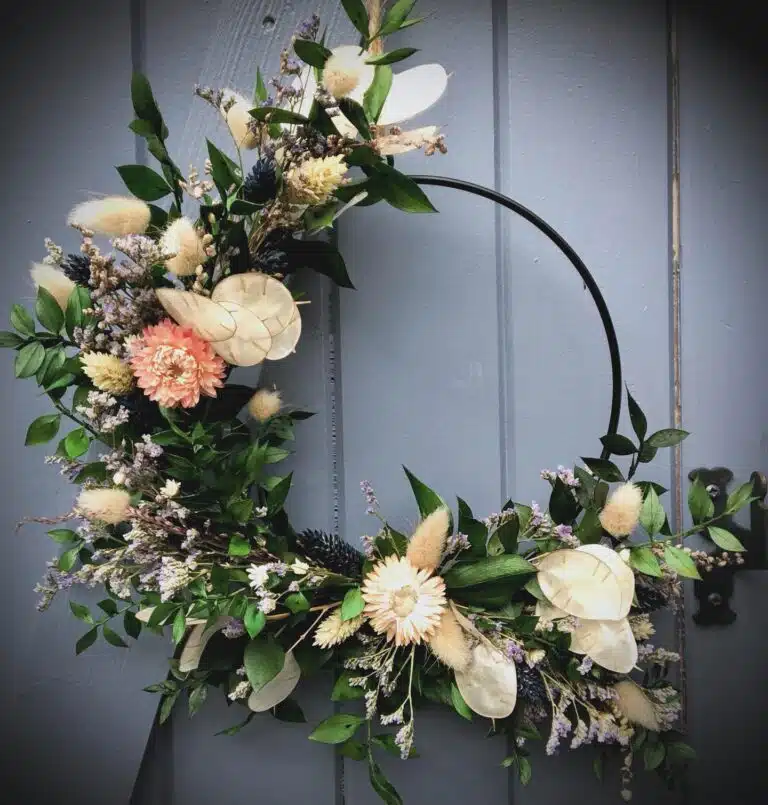 Couronne de Fleurs Séchées