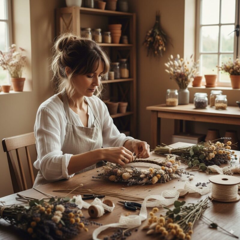 Stéréotype artisanat floral